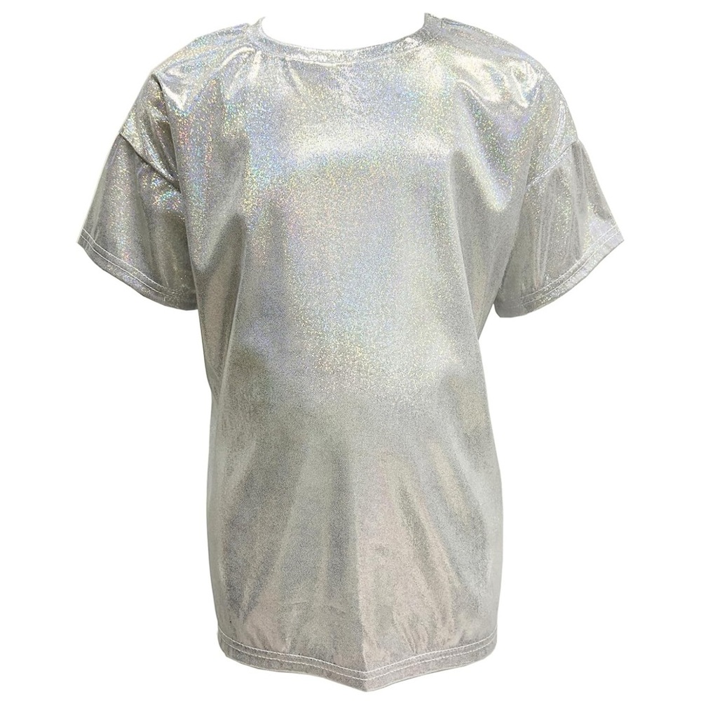 Kids Boys/Girls Shiny Metallic Dance T-Shirt